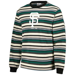 San Francisco Giants PLEASURES Ballpark Long Sleeve T-Shirt - Cream/Green T-shirts