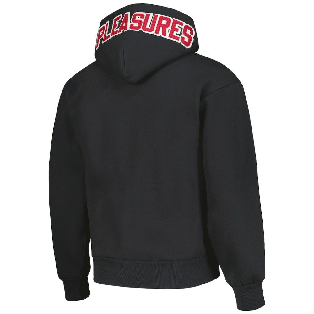 Chicago Cubs PLEASURES Opening Day Full-Zip Hoodie - Black Hoodies