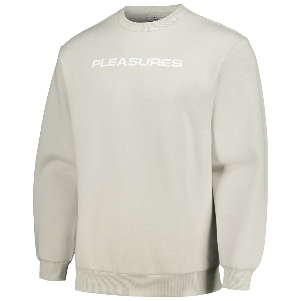 Cleveland Guardians PLEASURES Ballpark Pullover Sweatshirt - Gray Pullover