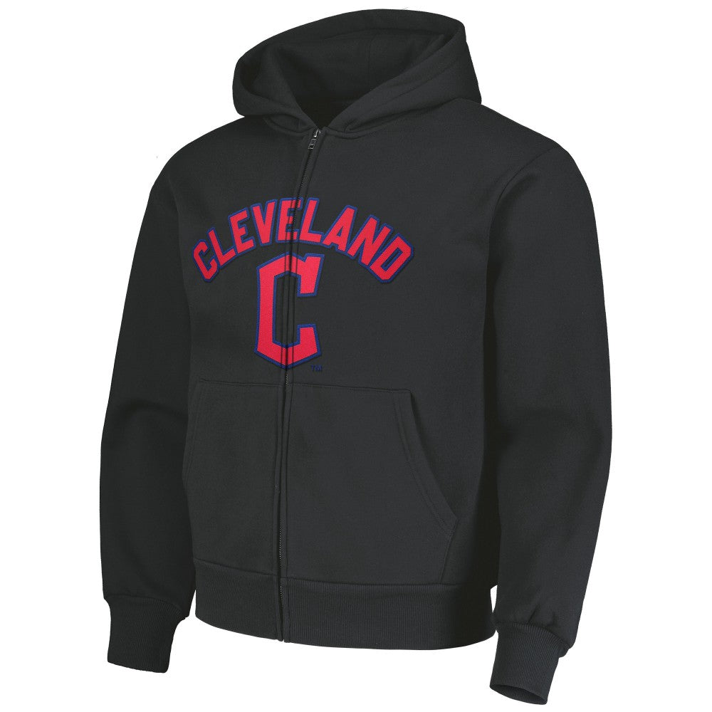 Cleveland Guardians PLEASURES Opening Day Full-Zip Hoodie - Black Hoodies