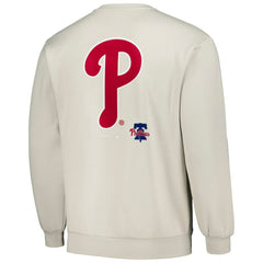 Philadelphia Phillies PLEASURES Ballpark Pullover Sweatshirt - Gray Pullover