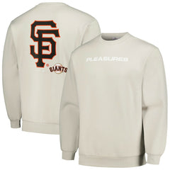 San Francisco Giants PLEASURES Ballpark Pullover Sweatshirt - Gray Pullover