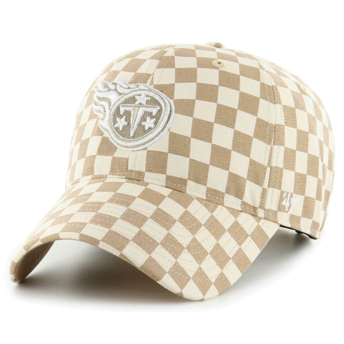 Tennessee Titans '47 Women's Vibe Check Clean Up Adjustable Hat - Tan Hats
