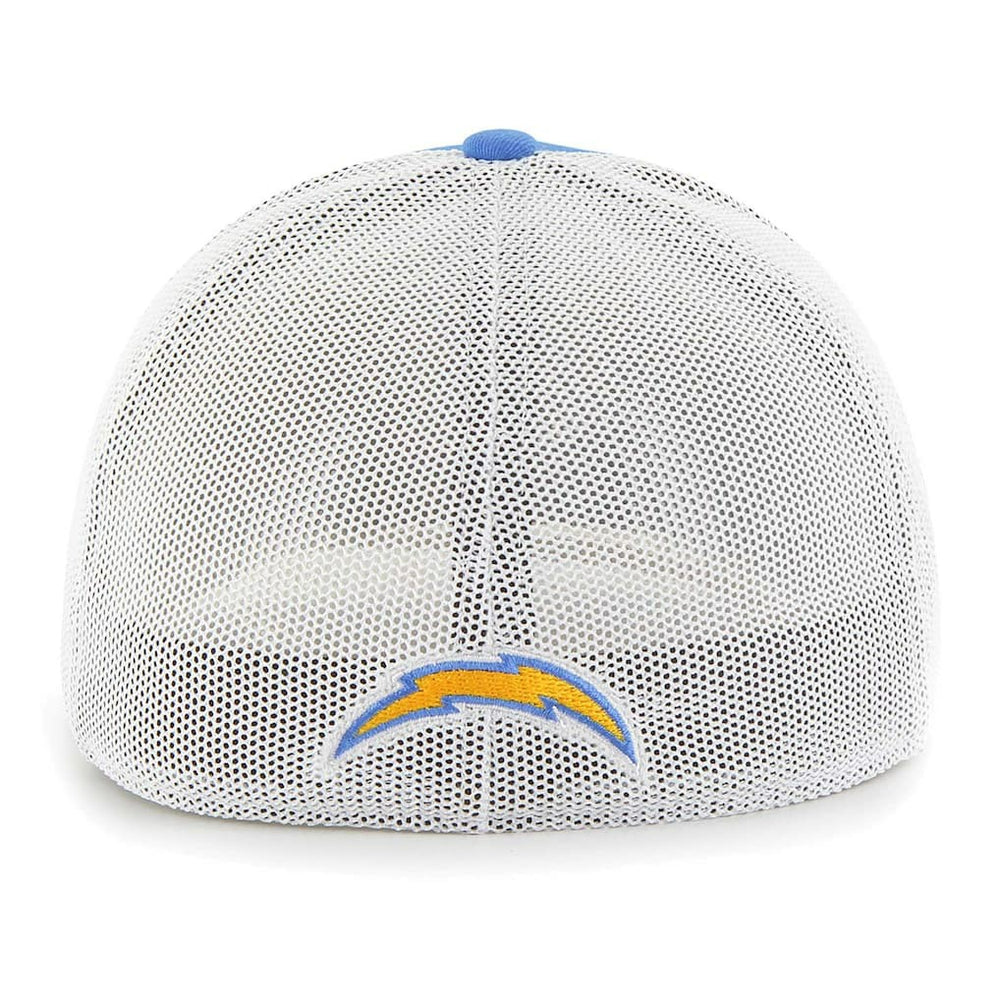 Los Angeles Chargers '47 Leather Head Flex Hat - Powder Blue Hats