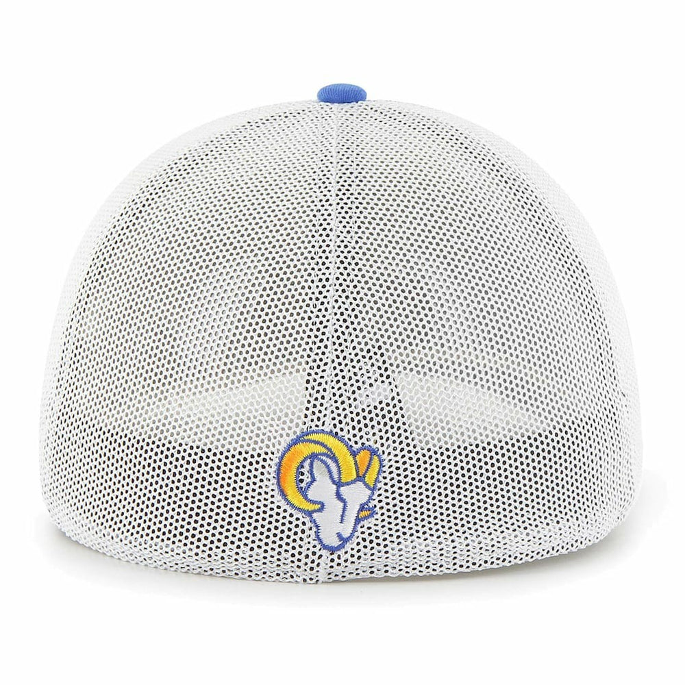 Los Angeles Rams '47 Leather Head Flex Hat - Blue Hats