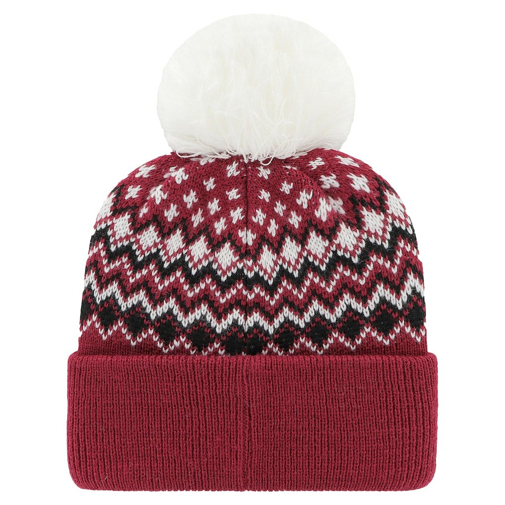 Arizona Cardinals '47 Women's Elsa Cuffed Knit Hat with Pom - Cardinal Hats
