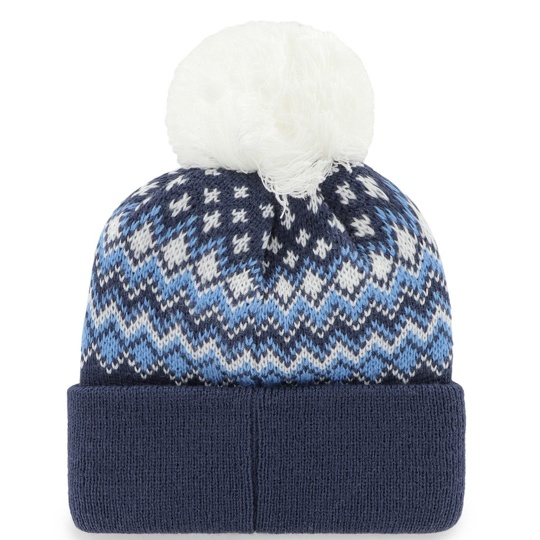 Tennessee Titans '47 Women's Elsa Cuffed Knit Hat with Pom - Navy Hats