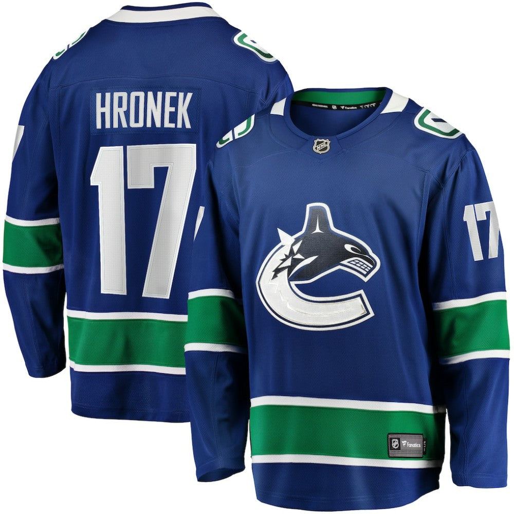 Filip Hronek Vancouver Canucks Fanatics Home Breakaway Jersey - Blue | US 200037551