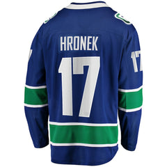 Filip Hronek Vancouver Canucks Fanatics Home Breakaway Jersey - Blue | US 200037551