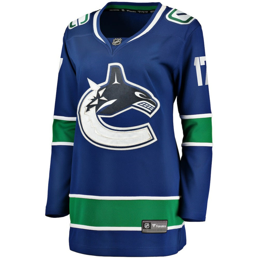 Filip Hronek Vancouver Canucks Women's Fanatics Home Breakaway Jersey - Blue | US 200037552