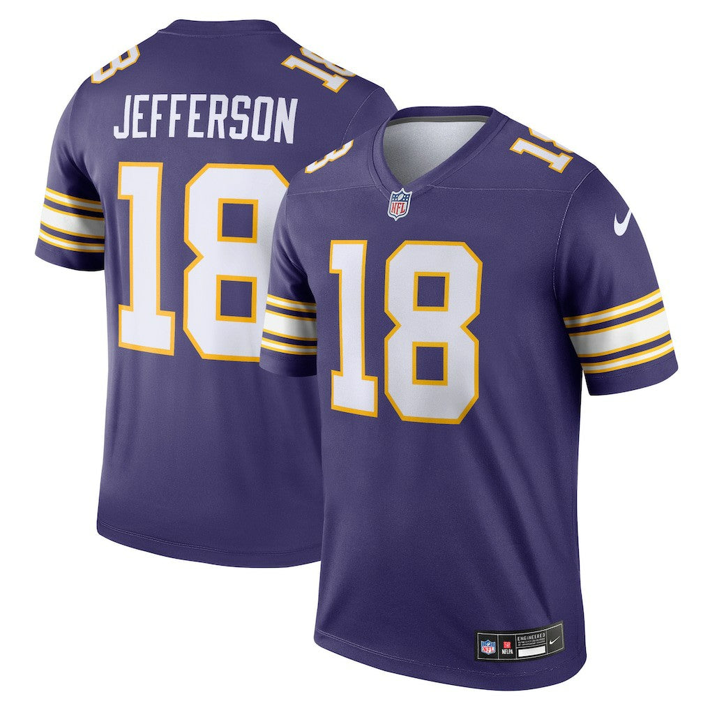 Justin Jefferson Minnesota Vikings Legend Player Performance Top - Purple Tops