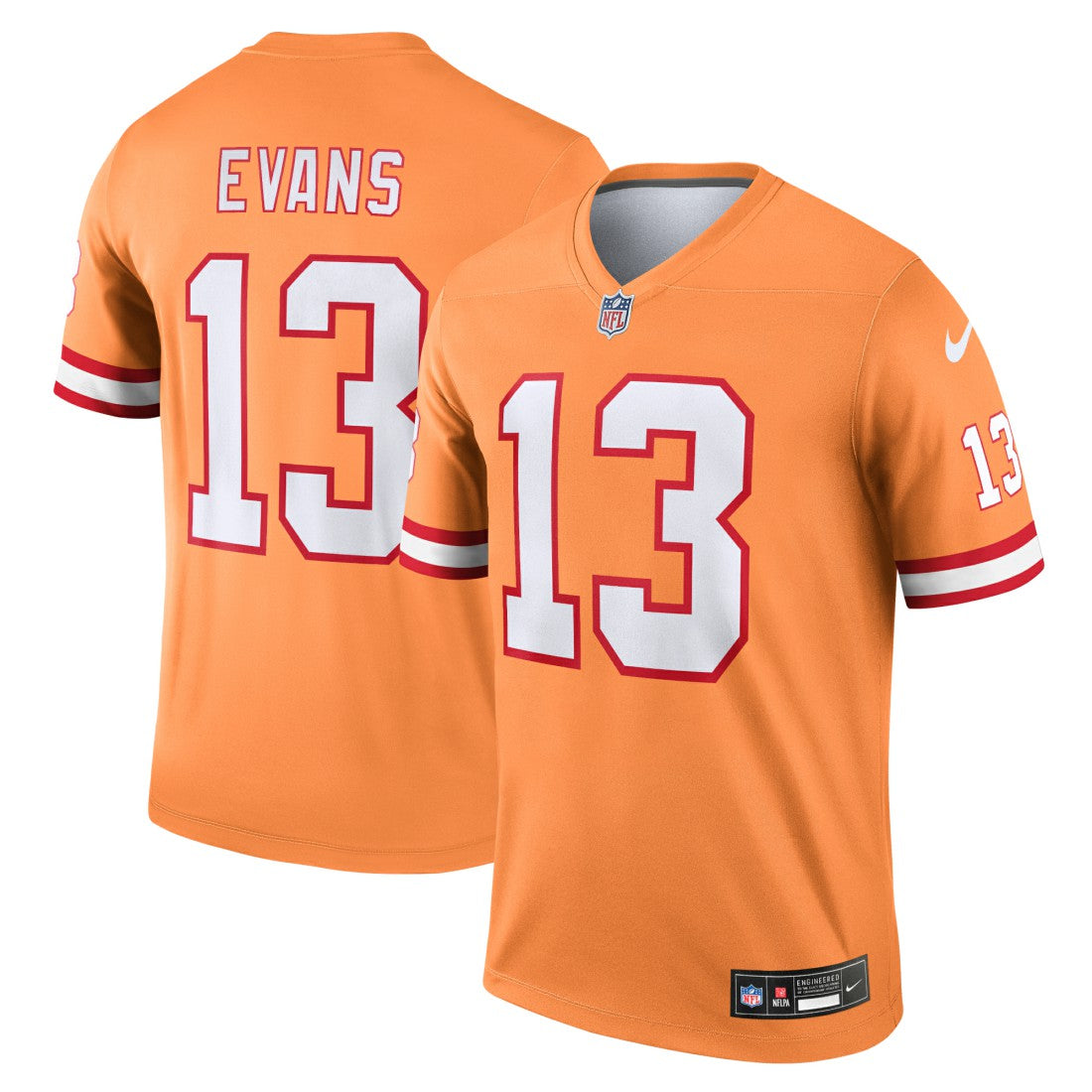 Mike Evans Tampa Bay Buccaneers Legend Player Performance Top - Orange Tops
