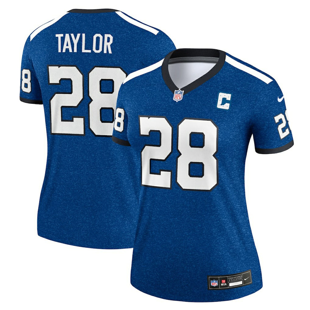Jonathan Taylor Indianapolis Colts Women's Alternate Legend Player Performance Top - Royal Tops