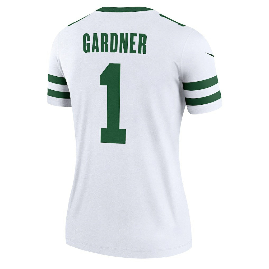Ahmad Sauce Gardner New York Jets Women's Legend Player Performance Top - Legacy White Tops