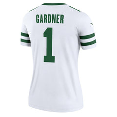 Ahmad Sauce Gardner New York Jets Women's Legend Player Performance Top - Legacy White Tops