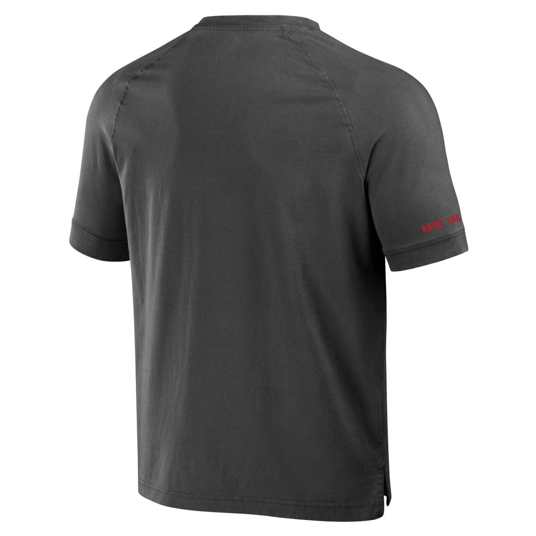 Tampa Bay Buccaneers NFL x Darius Rucker Collection Washed Raglan Henley T-Shirt - Pewter T-shirts