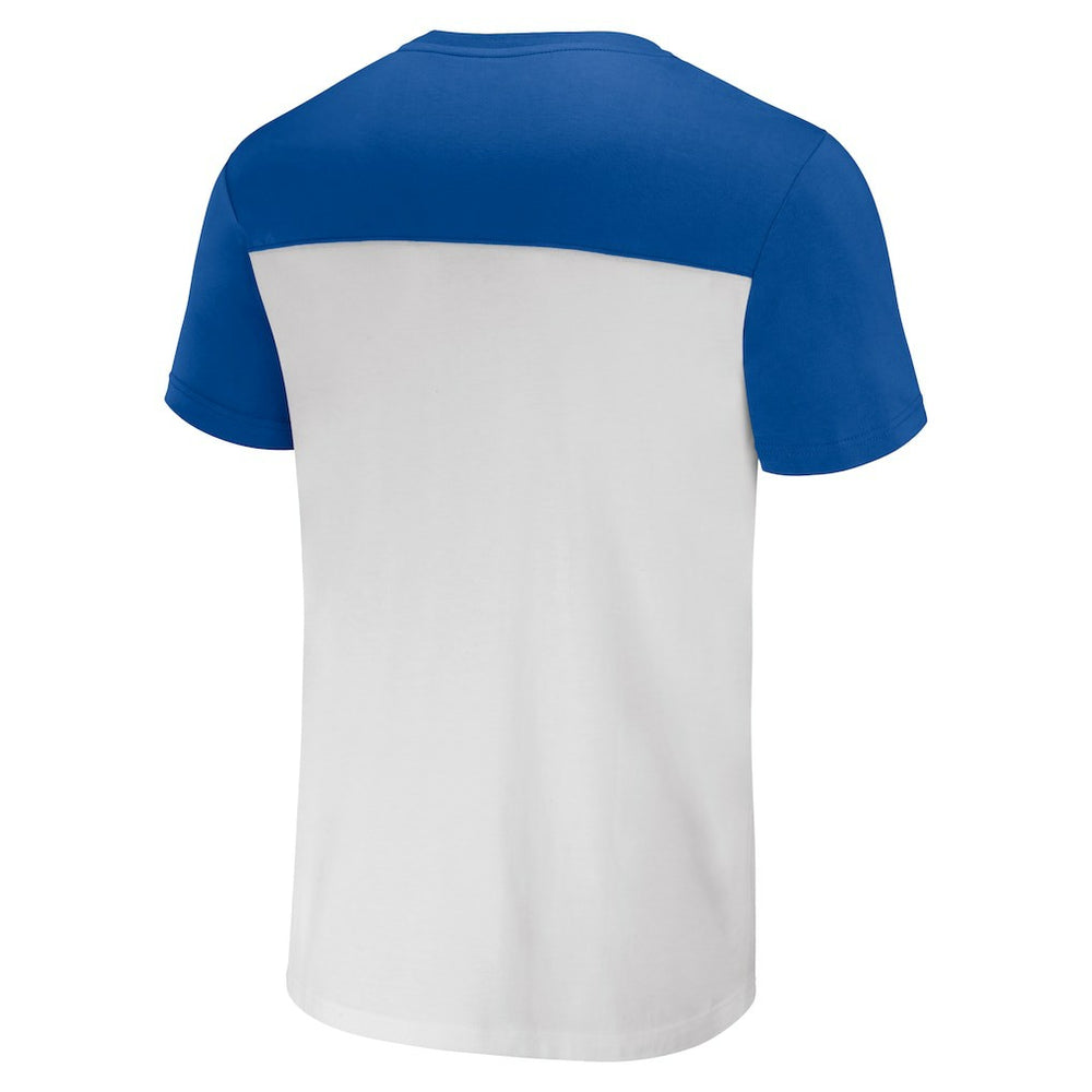 Buffalo Bills NFL x Darius Rucker Collection Colorblocked T-Shirt - White/Royal T-shirts