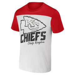 Kansas City Chiefs NFL x Darius Rucker Collection Colorblocked T-Shirt - Cream T-shirts