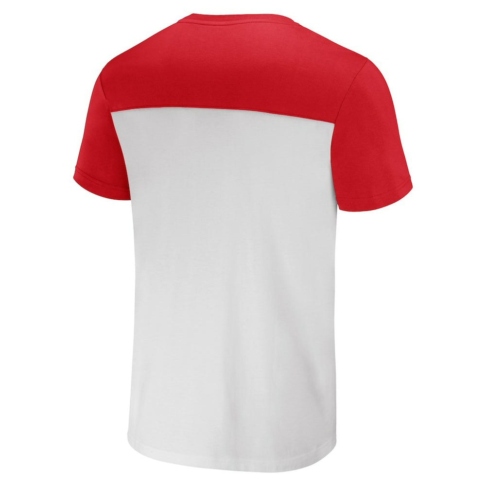 Kansas City Chiefs NFL x Darius Rucker Collection Colorblocked T-Shirt - Cream T-shirts
