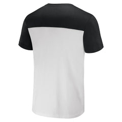 Las Vegas Raiders NFL x Darius Rucker Collection Colorblocked T-Shirt - White/Black T-shirts