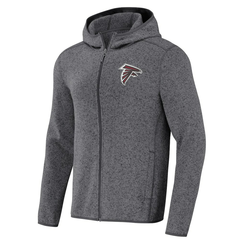 Atlanta Falcons NFL x Darius Rucker Collection Fleece Pullover Hoodie - Gray Hoodies