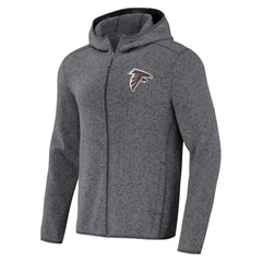 Atlanta Falcons NFL x Darius Rucker Collection Fleece Pullover Hoodie - Gray Hoodies