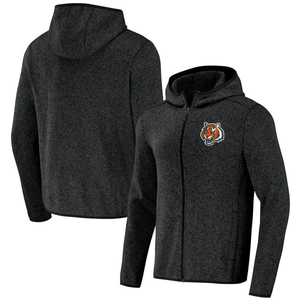 Cincinnati Bengals NFL x Darius Rucker Collection Fleece Pullover Hoodie - Black Hoodies