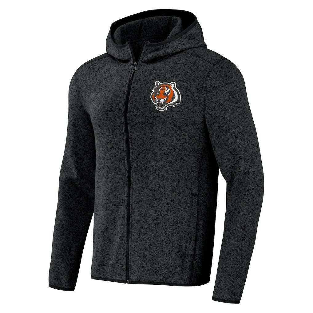 Cincinnati Bengals NFL x Darius Rucker Collection Fleece Pullover Hoodie - Black Hoodies