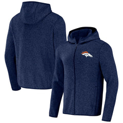 Denver Broncos NFL x Darius Rucker Collection Fleece Pullover Hoodie - Navy Hoodies