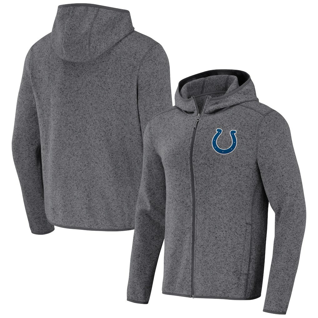 Indianapolis Colts NFL x Darius Rucker Collection Fleece Pullover Hoodie - Gray Hoodies