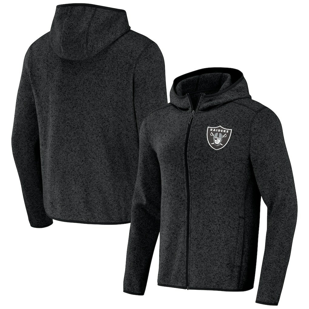 Las Vegas Raiders NFL x Darius Rucker Collection Fleece Pullover Hoodie - Black Hoodies