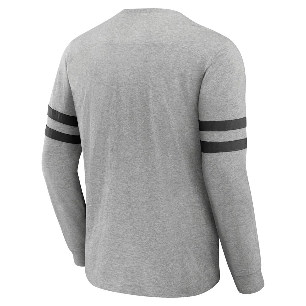 Tampa Bay Buccaneers NFL x Darius Rucker Collection Henley Long Sleeve T-Shirt - Heather Gray T-shirts