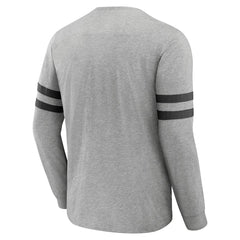 Tampa Bay Buccaneers NFL x Darius Rucker Collection Henley Long Sleeve T-Shirt - Heather Gray T-shirts