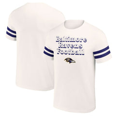 Baltimore Ravens NFL x Darius Rucker Collection Vintage T-Shirt - Cream T-shirts