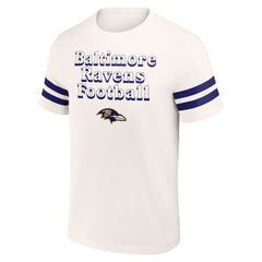Baltimore Ravens NFL x Darius Rucker Collection Vintage T-Shirt - Cream T-shirts