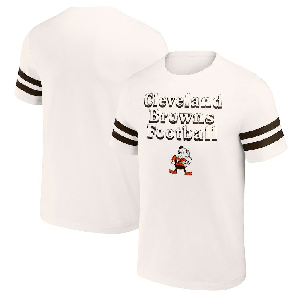 Cleveland Browns NFL x Darius Rucker Collection Vintage T-Shirt - Cream T-shirts