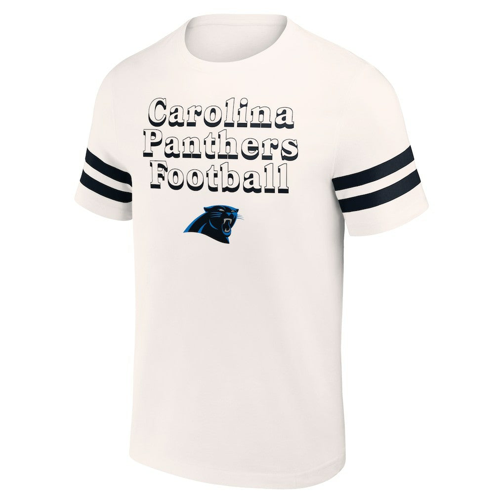 Carolina Panthers NFL x Darius Rucker Collection Vintage T-Shirt - Cream T-shirts