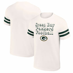 Green Bay Packers NFL x Darius Rucker Collection Vintage T-Shirt - Cream T-shirts