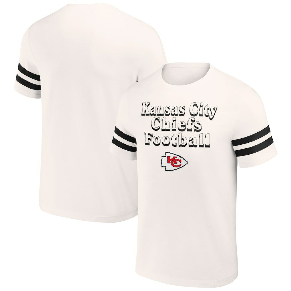 Kansas City Chiefs NFL x Darius Rucker Collection Vintage T-Shirt - Cream T-shirts