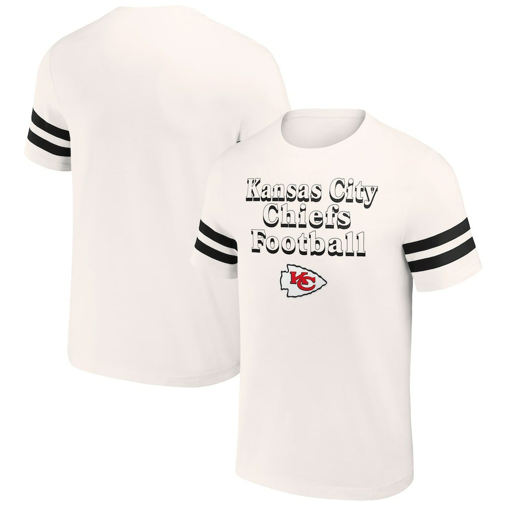 Kansas City Chiefs NFL x Darius Rucker Collection Vintage T-Shirt - Cream T-shirts