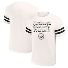 Pittsburgh Steelers NFL x Darius Rucker Collection Vintage T-Shirt - Cream T-shirts