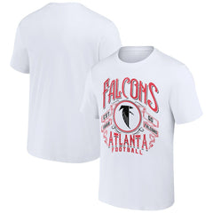 Atlanta Falcons NFL x Darius Rucker Collection Vintage Football T-Shirt - White T-shirts