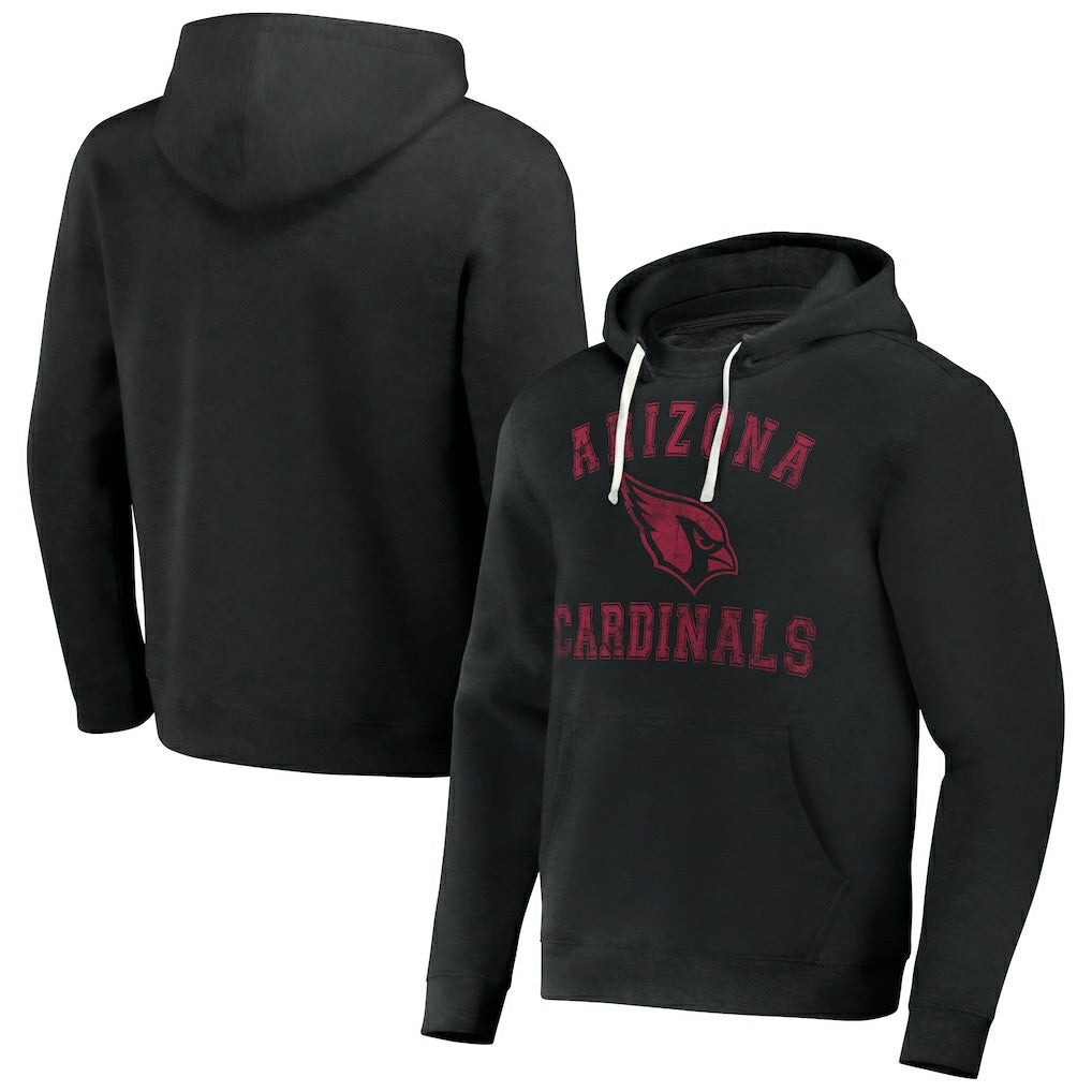 Arizona Cardinals NFL x Darius Rucker Collection Coaches Pullover Hoodie - Black Hoodies