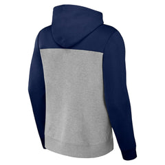 New England Patriots NFL x Darius Rucker Collection Color Blocked Pullover Hoodie - Heather Gray Hoodies
