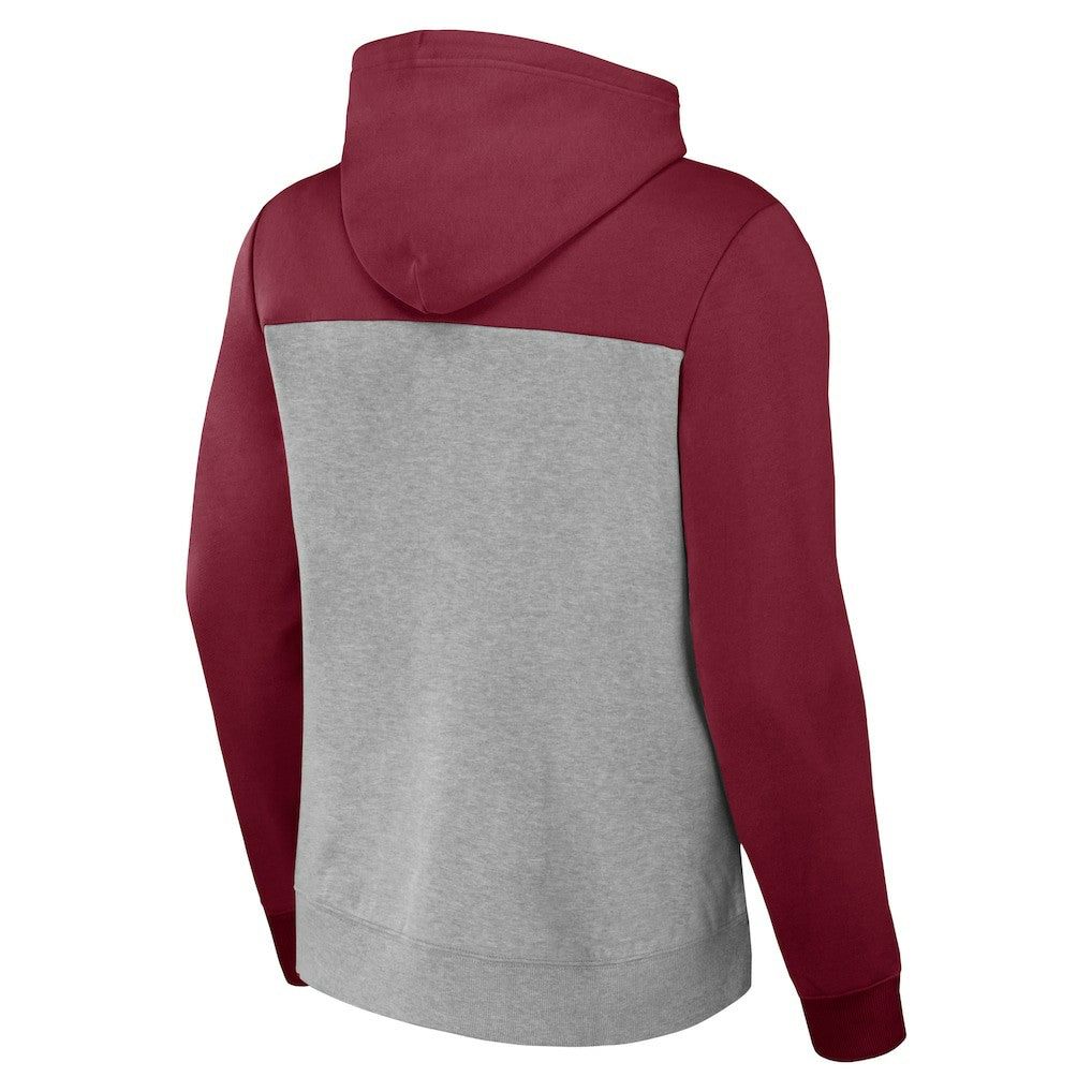 Washington Commanders NFL x Darius Rucker Collection Color Blocked Pullover Hoodie - Heather Gray Hoodies