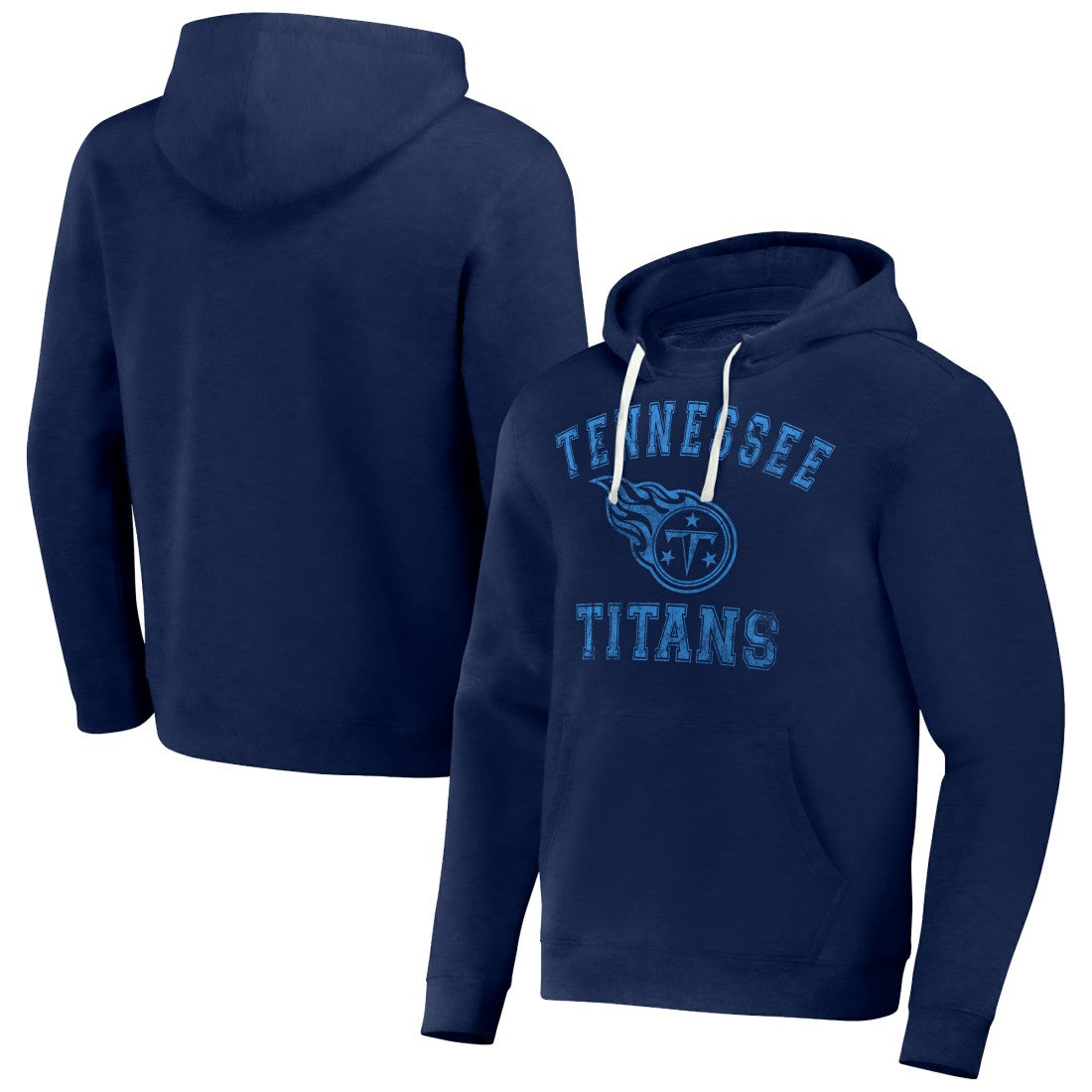 Tennessee Titans NFL x Darius Rucker Collection Coaches Pullover Hoodie - Navy Hoodies