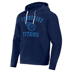 Tennessee Titans NFL x Darius Rucker Collection Coaches Pullover Hoodie - Navy Hoodies