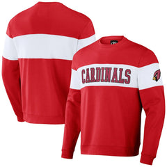 Arizona Cardinals NFL x Darius Rucker Collection Team Color & White Pullover Sweatshirt - Cardinal Pullover