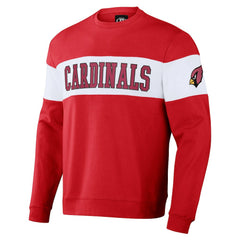 Arizona Cardinals NFL x Darius Rucker Collection Team Color & White Pullover Sweatshirt - Cardinal Pullover