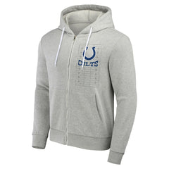 Indianapolis Colts NFL x Darius Rucker Collection Domestic Full-Zip Hoodie - Heather Gray Hoodies